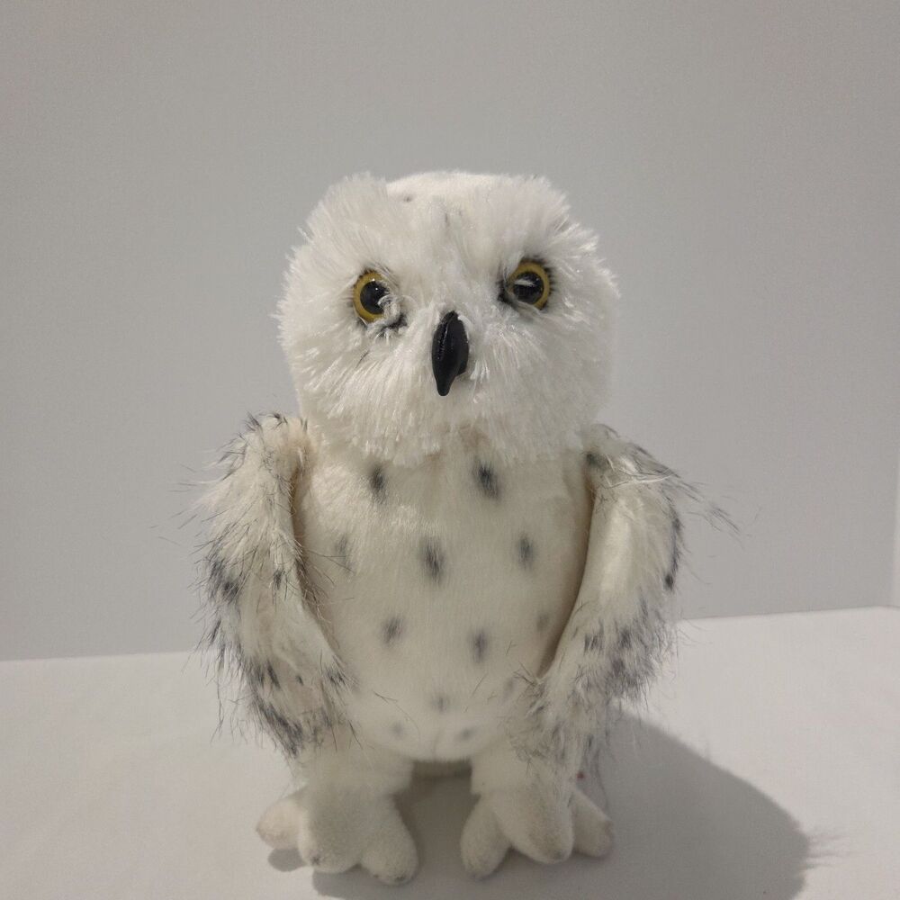 Douglas Legend Snowy Owl White Black Stuffed Animal Plush Toy 10"